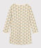 Chemise de nuit en coton motif fleurs enfant blanc AVALANCHE/ MULTICO