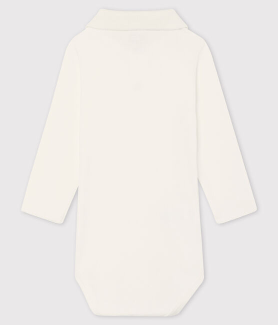 Body en coton bébé blanc MARSHMALLOW