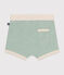 Short en bouclette éponge bébé vert HERBIER