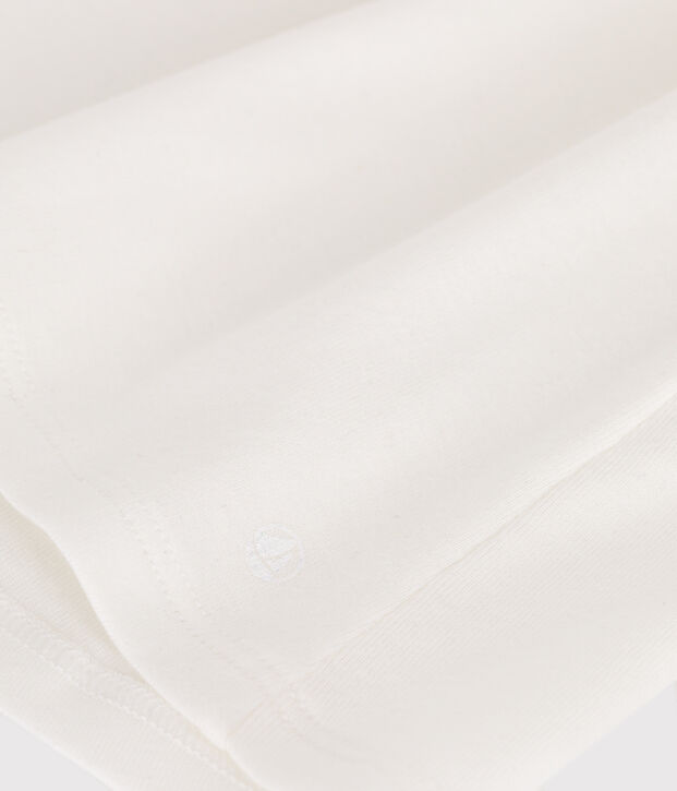 Blouse b&eacute;b&eacute; en coton sans manches blanc