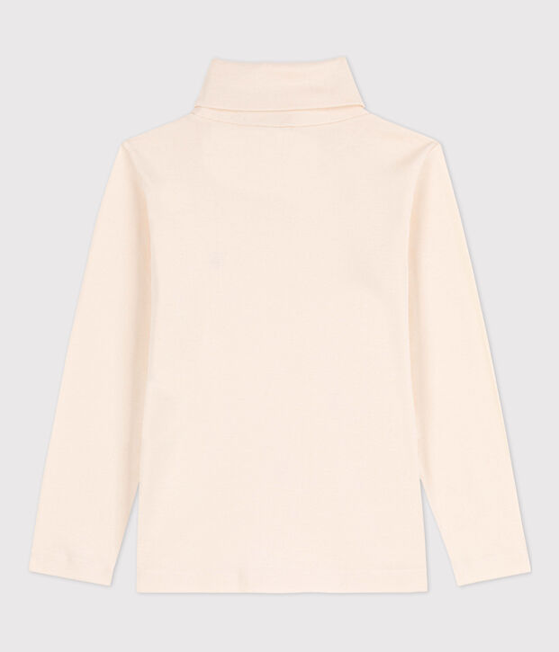 Sous-pull en coton enfant fille / gar&ccedil;on &eacute;cru