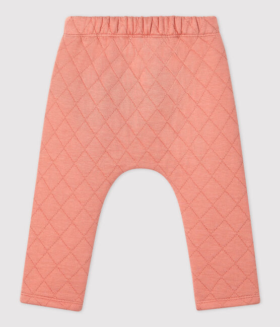 Pantalon en tubique matelassé bébé rose PAPAYE