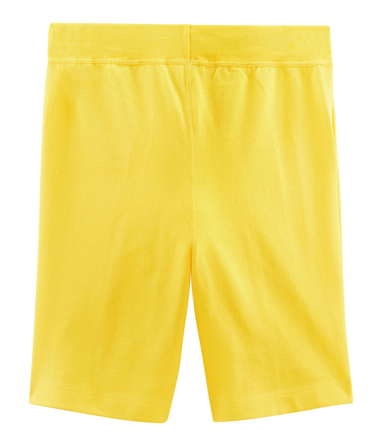 Bermuda enfant gar&ccedil;on jaune JAUNE