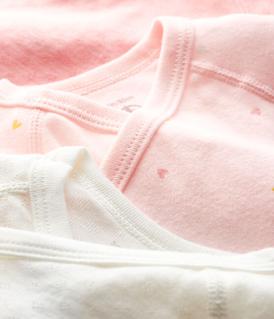 Lot de 3 bodies naissance manches longues bébé variante 2