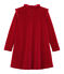 Robe manches longues enfant fille rouge TERKUIT