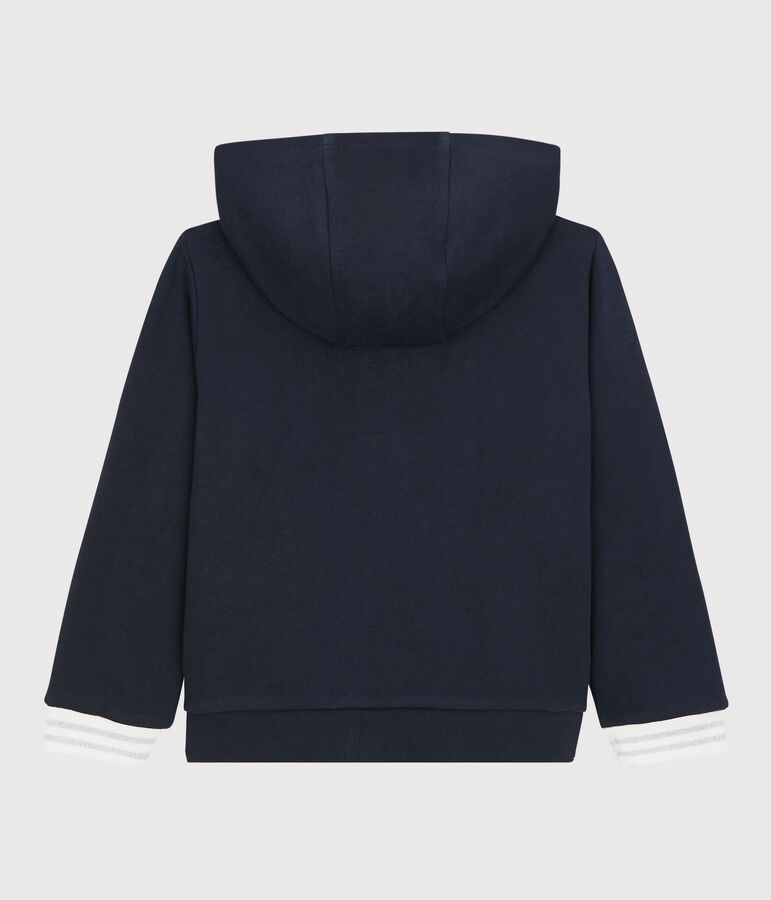 Sweatshirt &agrave; capuche en molleton enfant fille bleu SMOKING
