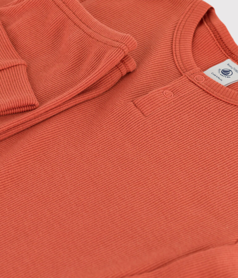 Pyjama en coton et lyocell enfant rose BRANDY