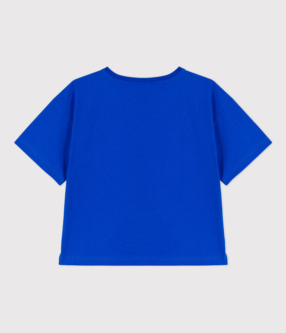 Tee-shirt LE BOXY en coton Femme bleu PERSE