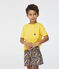 Short de plage impirmé enfant garçon blanc MARSHMALLOW/blanc MULTICO