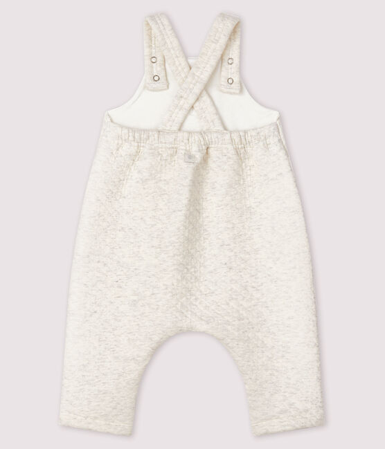 Salopette longue bébé en tubique beige MONTELIMAR CHINE