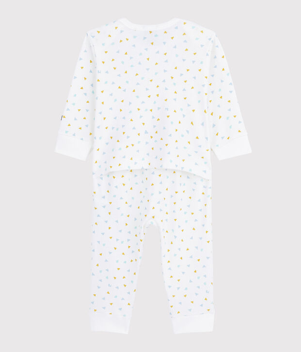 Dors-bien sans pression confettis b&eacute;b&eacute; en coton blanc/multicouleur