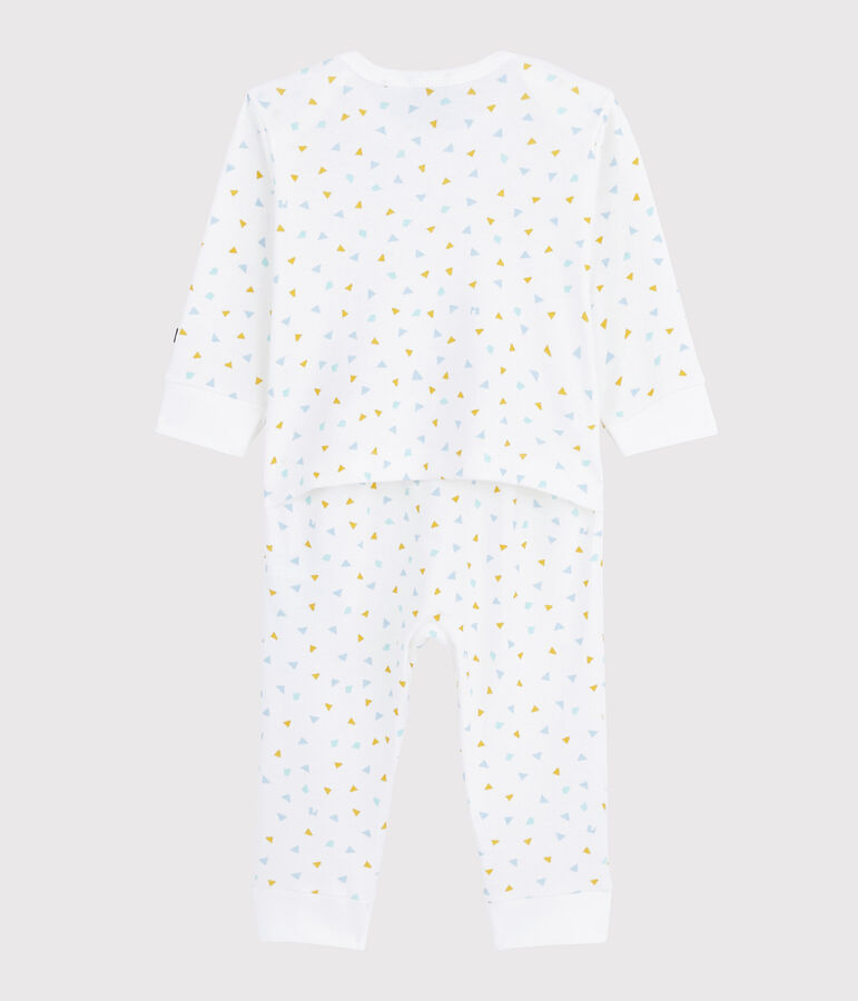 Dors-bien sans pression confettis b&eacute;b&eacute; en coton blanc/multicouleur