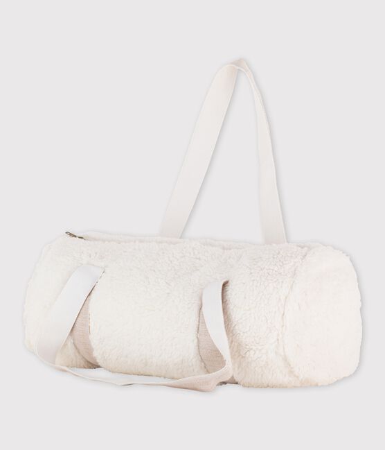 Sac polochon en sherpa blanc MARSHMALLOW PRIME