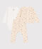 Ensemble imprimé en coton bébé blanc AVALANCHE/ MULTICO