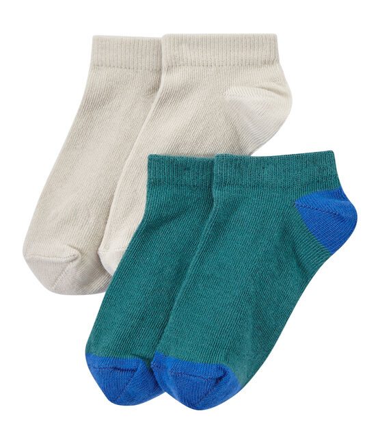 Lot de 2 paries de socquettes garçon blanc LOT