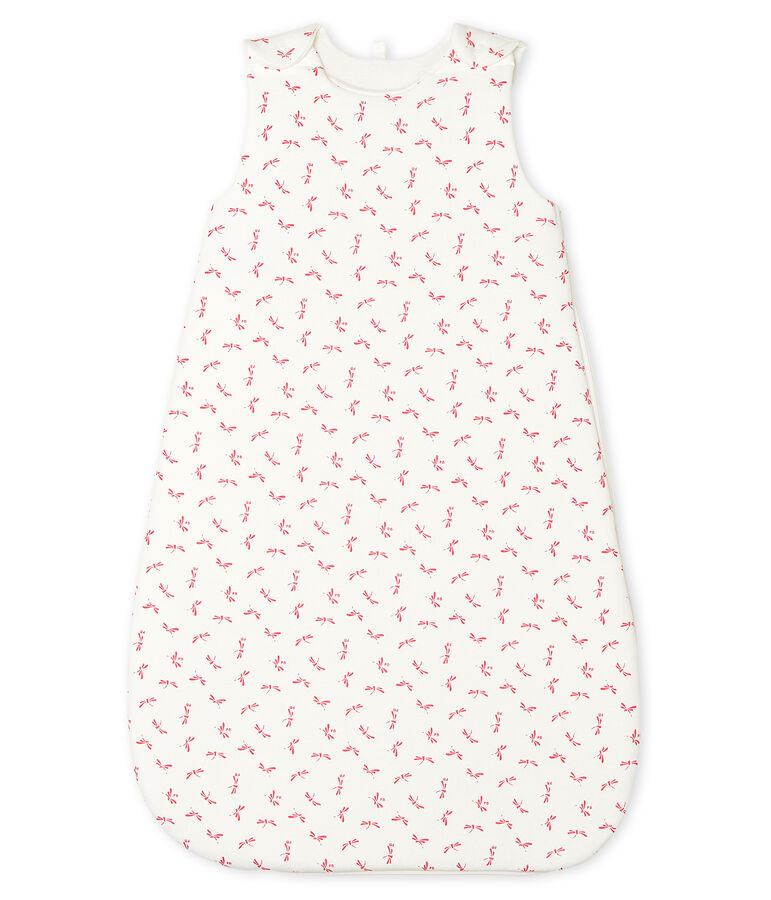 Gigoteuse b&eacute;b&eacute; en c&ocirc;te blanc MARSHMALLOW/rose GROSEILLER