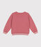 Sweatshirt en molleton enfant fille / garçon rose ROSEWOOD