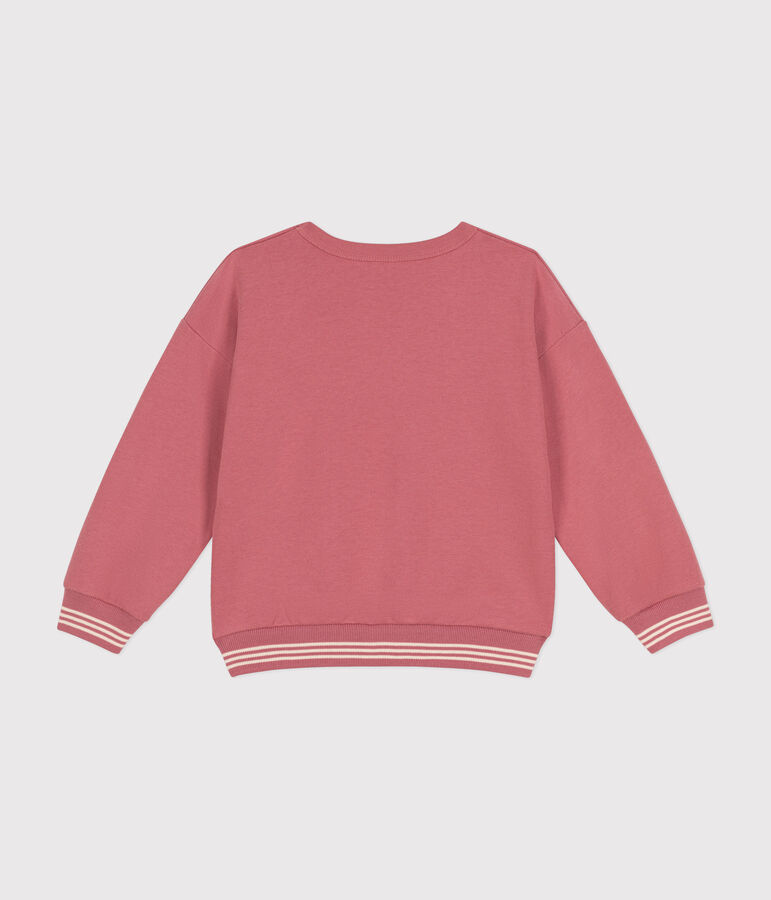 Sweatshirt en molleton enfant fille / gar&ccedil;on rose ROSEWOOD