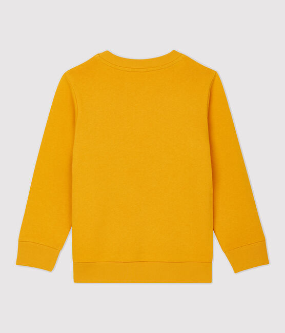 Sweatshirt en molleton enfant garçon jaune BOUDOR