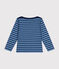 Marinière iconique en coton enfant fille / garçon bleu BEACH/ MEDIEVAL