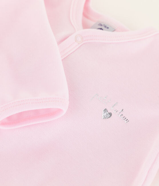 Dors-bien bébé fille en velours rose rose VIENNE