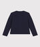 Cardigan en tubique matelassé enfant fille bleu SMOKING
