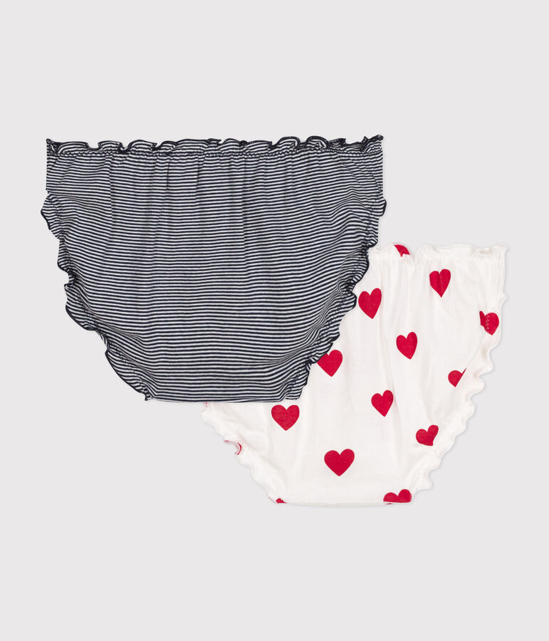 Lot de 2 culottes froufrou en coton femme variante 1