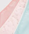 Lot de 3 culottes à paillettes petite fille variante 1