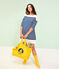 Cabas uni jaune JAUNE