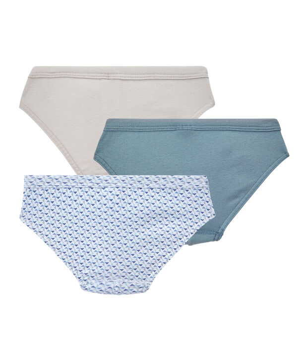 Lot de 3 slips gar&ccedil;on blanc