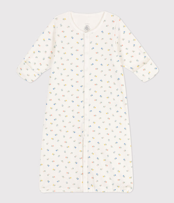 Combisac imprimé en coton blanc MARSHMALLOW/blanc MULTICO