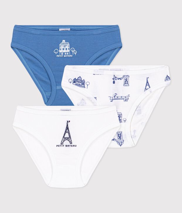 Lot de 3 culottes en coton multicouleur