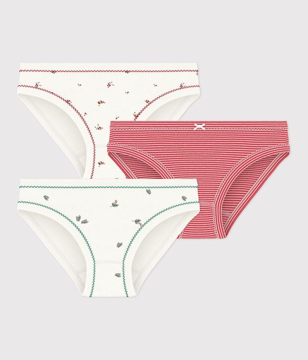 Lot de culottes enfant en coton imprim&eacute; multicouleur