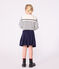 Jupe en coton enfant unie SOIR