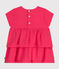 Robe manches courtes bébé rose GLOSS