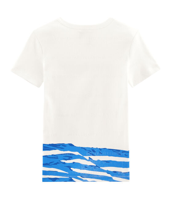 Tee shirt manches courtes blanc MARSHMALLOW