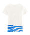 Tee shirt manches courtes blanc MARSHMALLOW