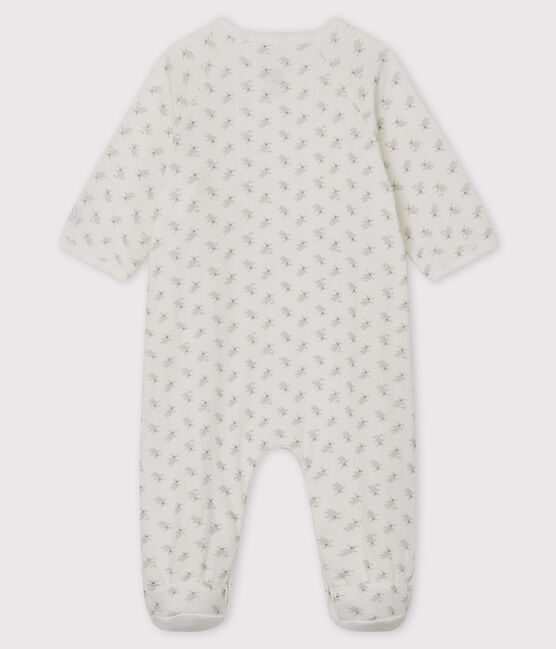 Dors-bien lapin bébé en tubique blanc MARSHMALLOW/blanc MULTICO