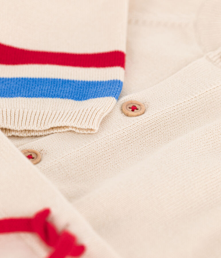 Ensemble en tricot b&eacute;b&eacute; blanc AVALANCHE/ MULTICO