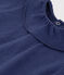 Blouse manches courtes bébé en jersey flammé bleu CHALOUPE