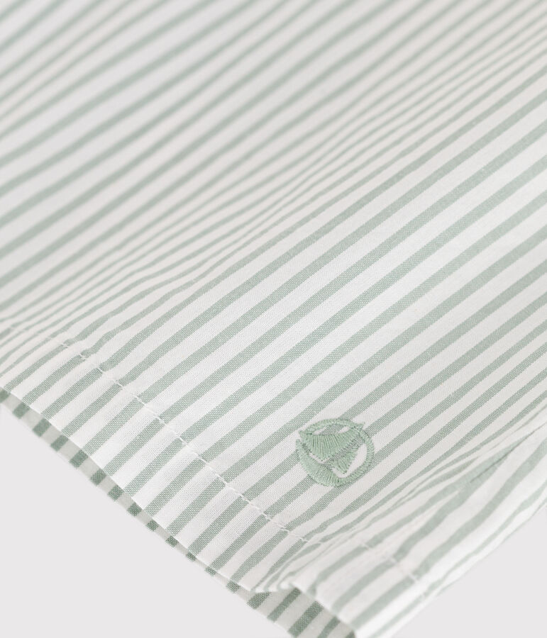 Blouse enfant en coton sans manche &agrave; rayures PAUL/ ECUME
