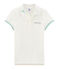 Polo à manches courtes enfant fille blanc MARSHMALLOW