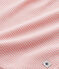 Pyjama fille en milleraies rose GRETEL/blanc LAIT