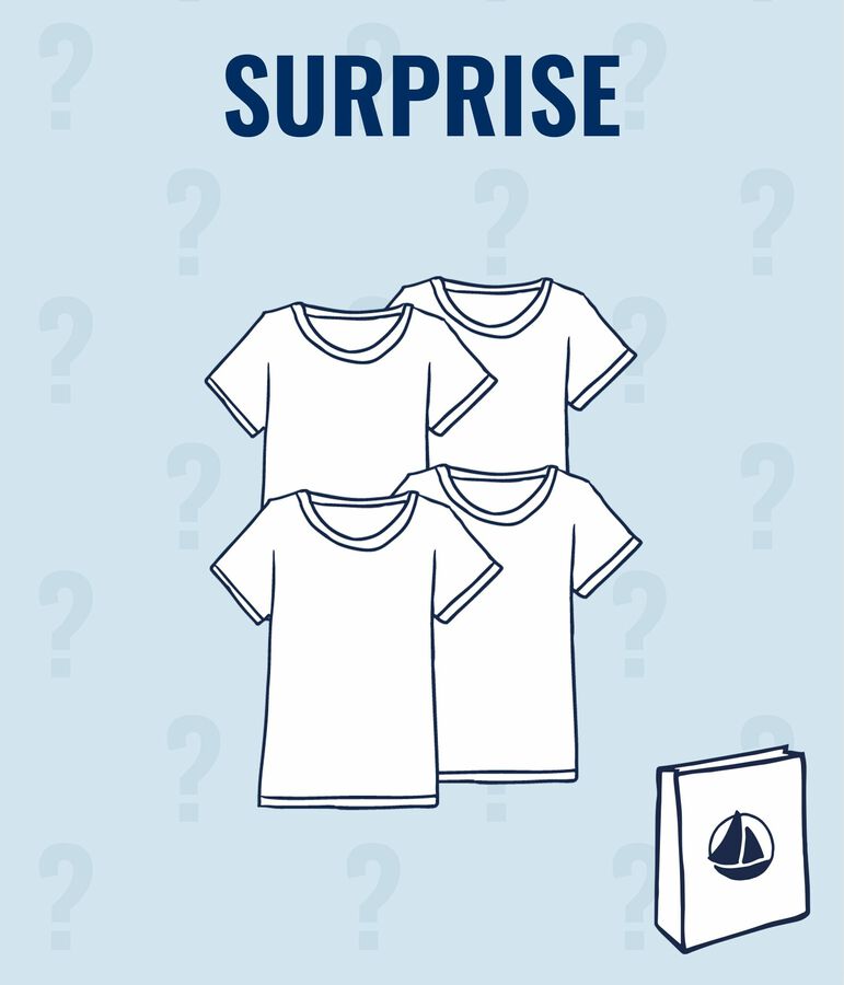 Lot surprise de 4 Tee-shirts manches courtes gar&ccedil;on variante 1
