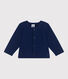 Cardigan bébé en coton uni