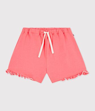 Short enfant en coton uni