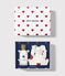 COFFRET CADEAU NAISSANCE PARFUM & DOUDOU bleu Floral Citrus Musc