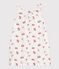 Chemise de nuit enfant en coton imprimé fruits blanc MARSHMALLOW/blanc MULTICO