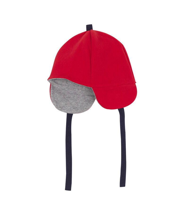 Bonnet b&eacute;b&eacute; gar&ccedil;on rouge TERKUIT CN