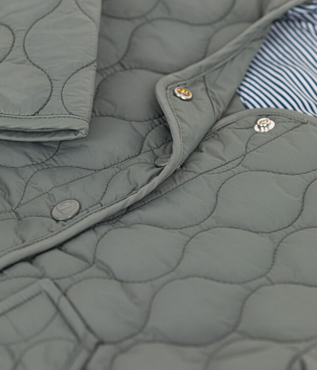 Doudoune fine enfant fille vert